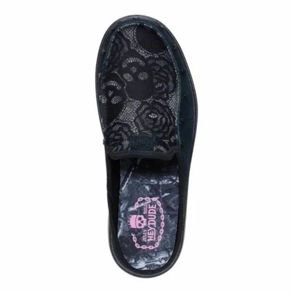 Hey Dude Jelly Roll Thorns Austin Lift Lace Shoes Slides Sz 8 Women's Bunnie XO - Picture 5 of 7